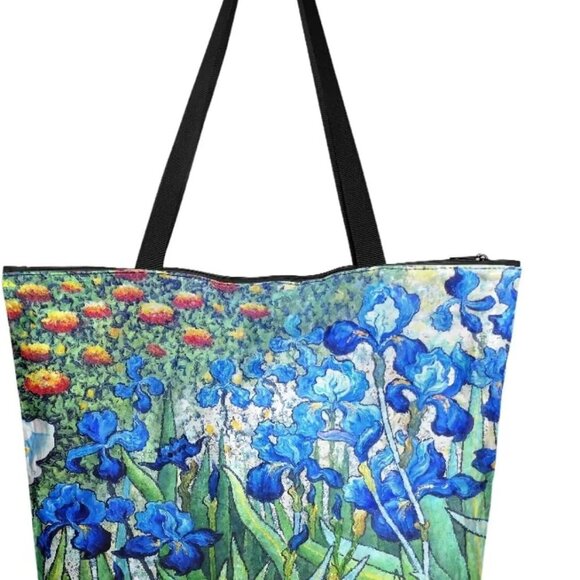 Waterproof Eco-Friendly Tote Bag Large Capacity Reusable Travel & Work - Picture 1 of 7